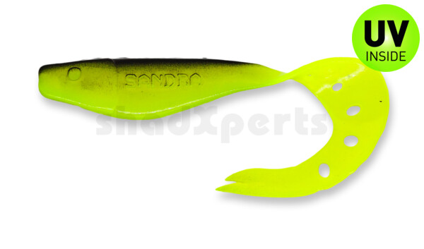 006021056 Sandra 4,5" ( ca. 12 cm) fluogelb / schwarz