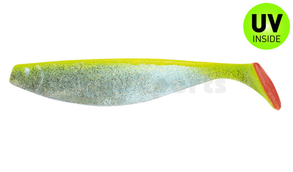 000418048 Xtra-Soft 7" (ca. 18,0 cm) blauperl-Glitter / fluogelb