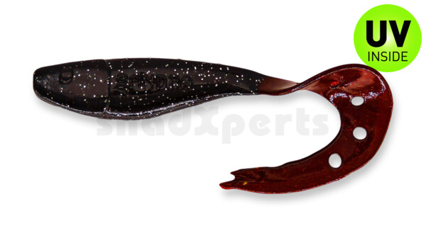 006021204 Sandra 4,5" ( ca. 12 cm) schwarz-rot-Glitter