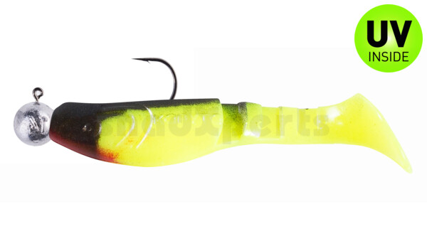 000208M056-10 Kopyto-Classic 3" (ca. 8,0 cm) silk / black, mounted on SXRO 4/0 10g