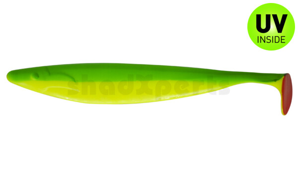 000430058 Megalodon 12" (ca. 30,0 cm) fluogelb / grün