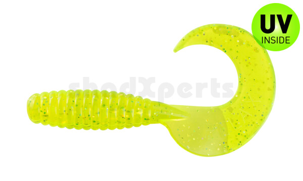 000613018 Xtra Fat Grub 5,5" regular (ca. 13,0 cm) chartreuse glitter