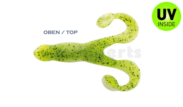 000312B045 Turbofrog 4" (ca.12,0 cm) reinweiss / Baby Bass
