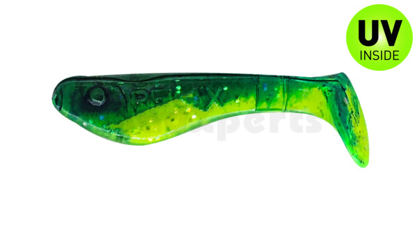 000235203 Kopyto-Classic 1" (ca. 3,5 cm) grün(chartreuse)-Glitter / blau