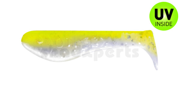 000235048 Kopyto-Classic 1" (ca. 3,5 cm) blauperl-Glitter / fluogelb