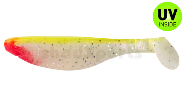 000212042 Kopyto-River 4" (ca. 11,0 cm) perl-Glitter / fluogelb