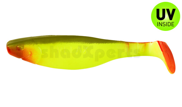 000212145 Kopyto-River 4" (ca. 11,0 cm) fluogelb / boddengrün