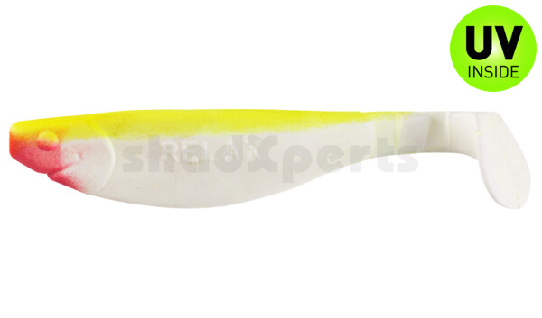 000214005 Kopyto-River 5" (ca. 13,0 cm) reinweiss / fluogelb