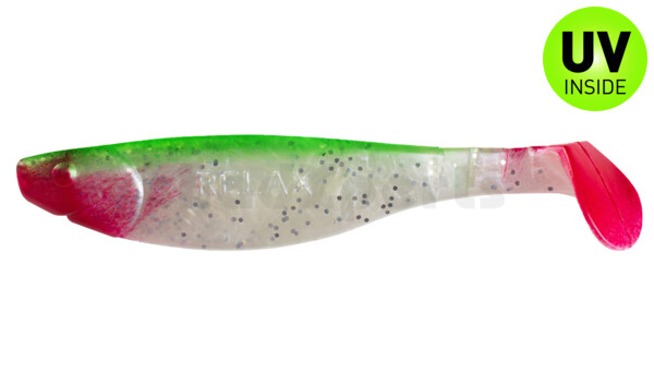 000214034 Kopyto-River 5" (ca. 13,0 cm) perlweiss-Glitter / grün