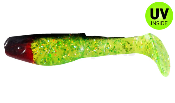000208067 Kopyto-Classic 3" (ca. 8,0 cm) grün(chartreuse)-Glitter / schwarz
