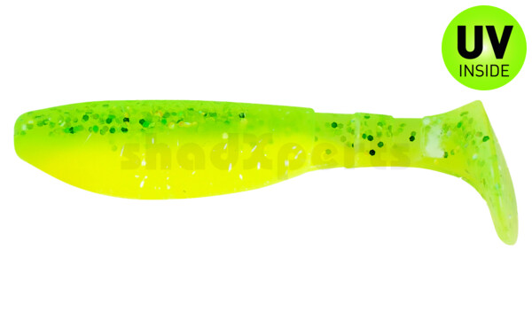 000208B034 Kopyto-Classic 3" (ca. 8,0 cm) fluogelb  / fluogrün-Glitter