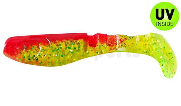000208068 Kopyto-Classic 3" (ca. 8,0 cm) grün(chartreuse)-Glitter / rot