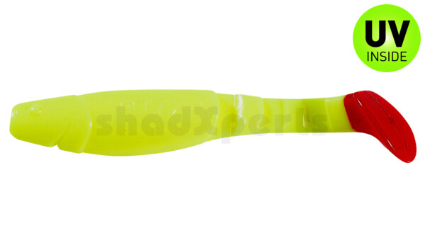 000211055RT Kopyto-Classic 4" (ca. 11,0 cm) fluogelb / red tail