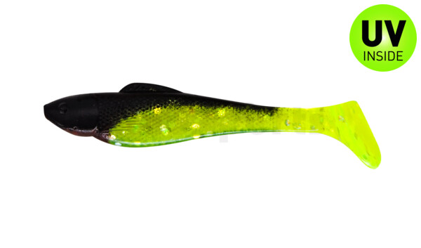 001705067 Ohio 2" (ca. 5,0 cm) grün(chartreuse)-Glitter / schwarz