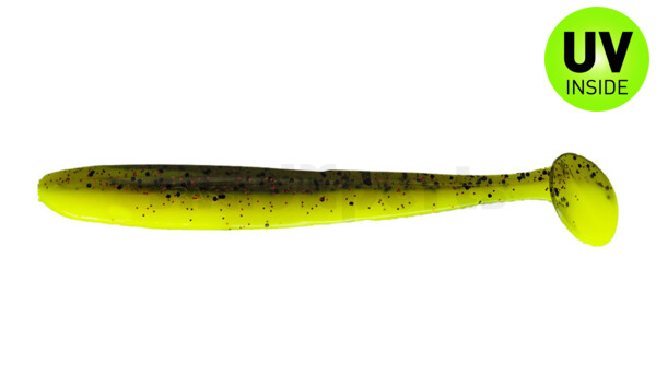 003413B321 Bass Shad 4,5“ (ca. 13 cm) fluogelb / Kaulbarsch