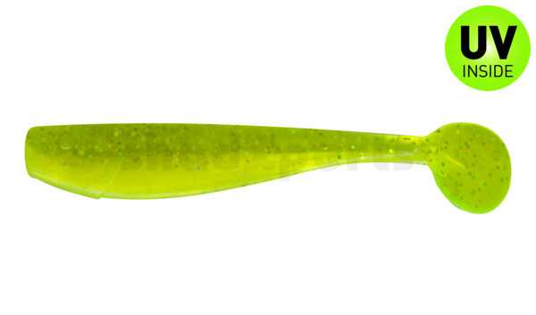 002014B034 King-Shad 5" (ca. 14,0cm) fluogelb  / fluogrün-Glitter