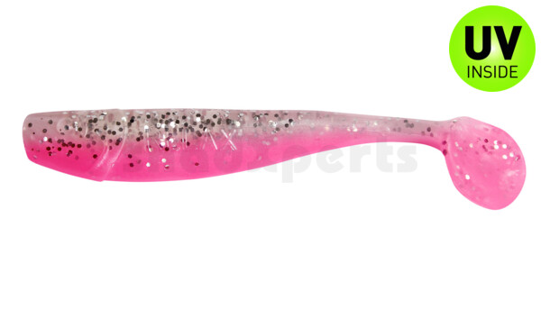 002014B300 King-Shad 5" (ca. 14,0cm) bubblegum / klar silber Glitter