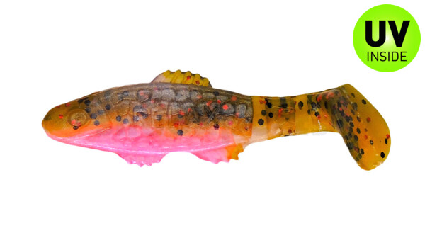 001005B316 Killer Shad 2" (ca. 5,0 cm) bubblegum / watermelon glitter