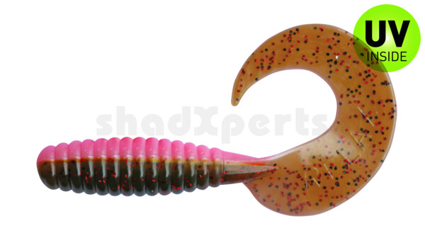 000508B316 Twister 4" laminiert (ca. 8,0 cm) bubblegum / Kaulbarsch
