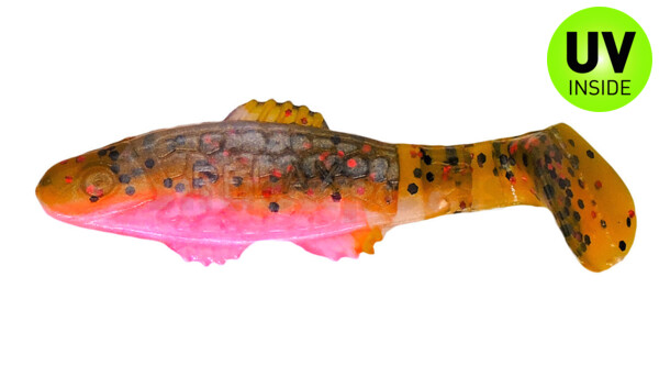 001008B316 Killer Shad 3" (ca. 8,0 cm) bubblegum / Kaulbarsch