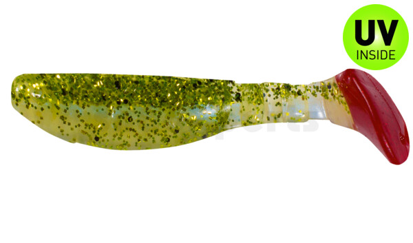 000208B035RT Kopyto-Classic 3" (ca. 8,0 cm) blauperl / Kaulbarsch / red tail