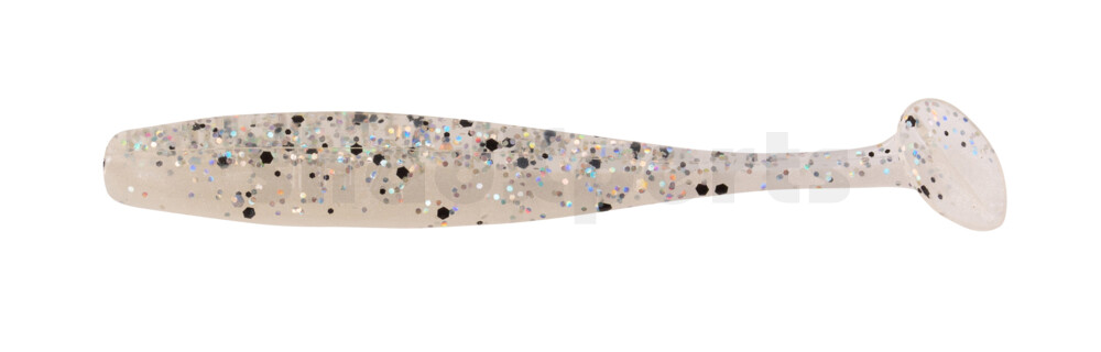 003407B004 Bass Shad 2,5" (ca. 7 cm) perlweiss / klar salt´n pepper Glitter