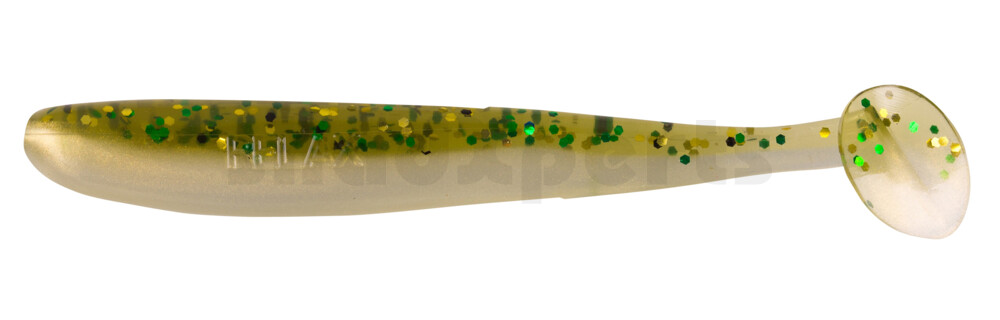 003408B058 Bass Shad 3“ (ca. 7,5 cm) goldperl / Kaulbarsch