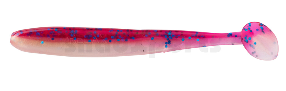 003408B103 Bass Shad 3“ (ca. 7,5 cm) goldperl / cherry-blau Glitter