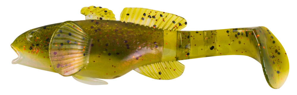 003210B003 SX Bullhead 3,5" (10,5cm) (SCHWARZMEERGRUNDEL) perl / dunkelgrün Glitter (Rainbow)