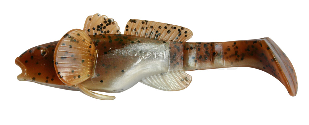 003210B072 SX Bullhead 3,5" (10,5cm) (SCHWARZMEERGRUNDEL) perlweiss/olivebraun-glitter