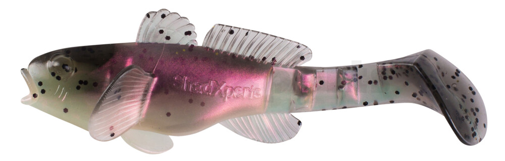 003210B306 SX Bullhead 3,5" (10,5cm) (SCHWARZMEERGRUNDEL) perl / klar salt´n pepper Glitter