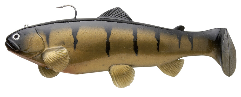 SBT15YP Castaic-Swim-Bait-Trout - 6" (15cm) sinking im Hartschalenblister Yellow Perch