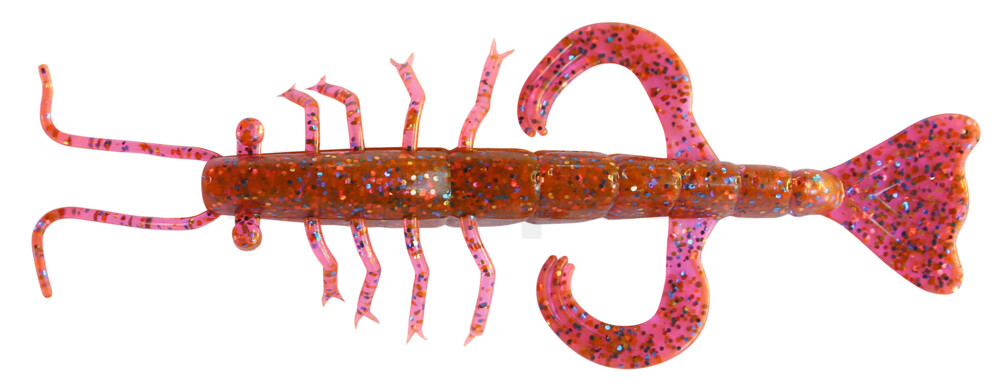 002208175 Shrimp 3" (ca. 8,0 cm) crawfish-violett-electric blue-Glitter