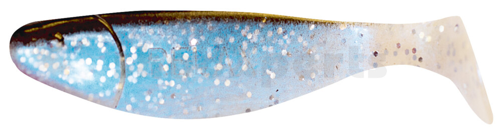 000310044 Jankes 4" (ca. 11,0 cm) blauperl-Glitter / schwarz