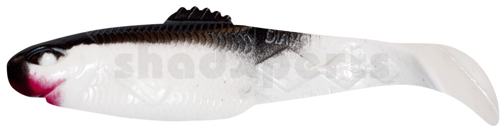 001413002 Diamond Shad 5" (ca. 13,5 cm) reinweiss / schwarz