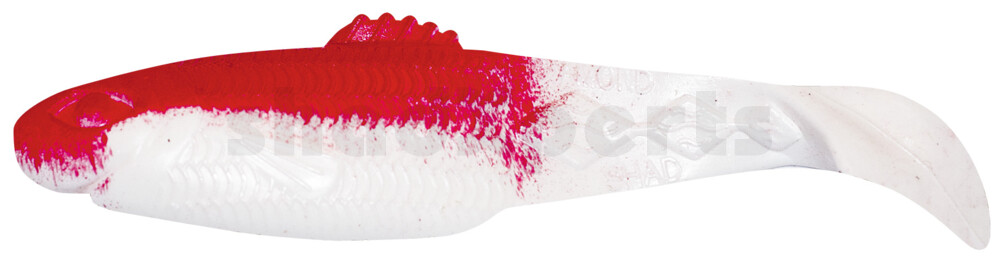 001413003 Diamond Shad 5" (ca. 13,5 cm) reinweiss / rot