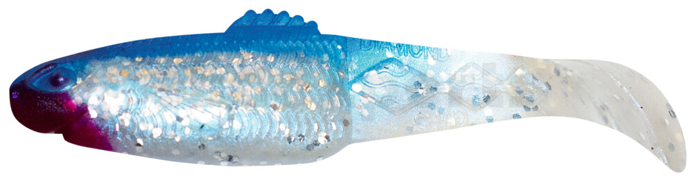 001413047 Diamond Shad 5" (ca. 13,5 cm) blauperl-Glitter / blau