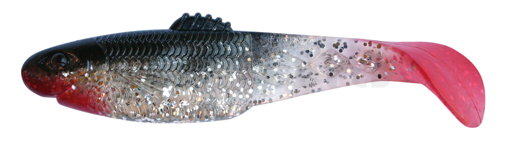 001413065 Diamond Shad 5" (ca. 13,5 cm) klar silber-Glitter / schwarz