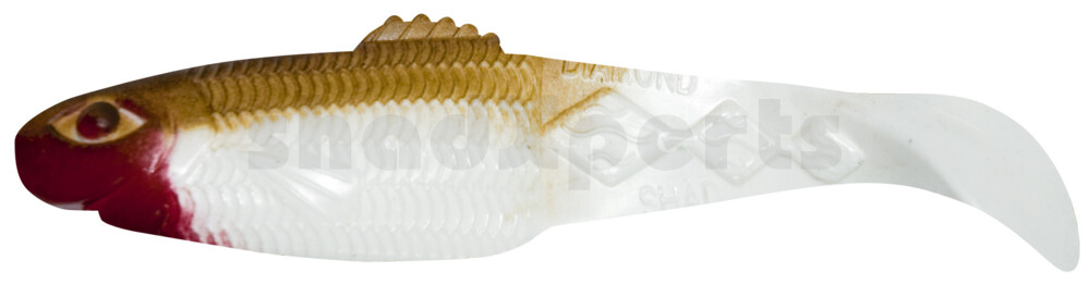 001413105 Diamond Shad 5" (ca. 13,5 cm) reinweiss / braun