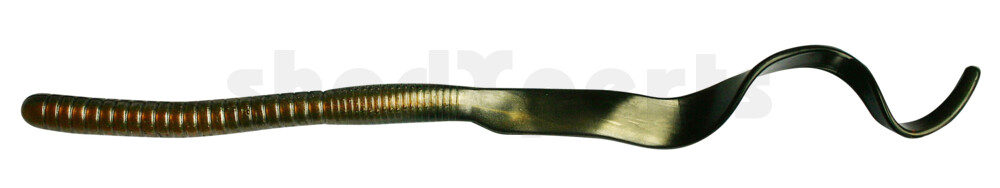 0022107 Ringgrub(Huchenzopftwister) 8"(ca.22cm) schwarz-goldgelb-glitter