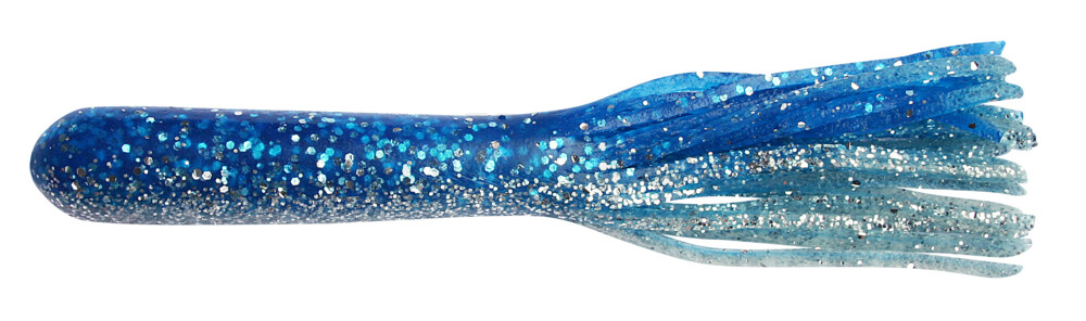 001613480 Magnum Tube 5" (ca. 12,5 cm) clear-silver-blue-glitter