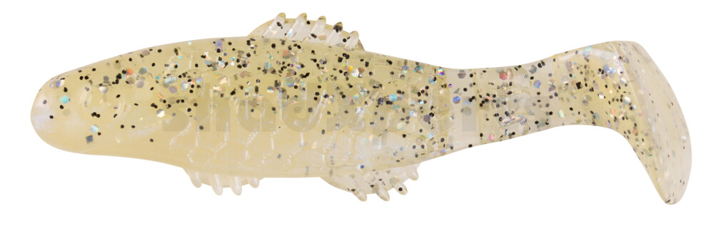 001008B031 Killer Shad 3" (ca. 8,0 cm) blauperl / klar salt´n pepper Glitter