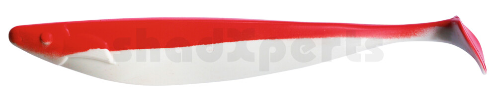 000430003 Megalodon 12" (ca. 30,0 cm) reinweiss / rot