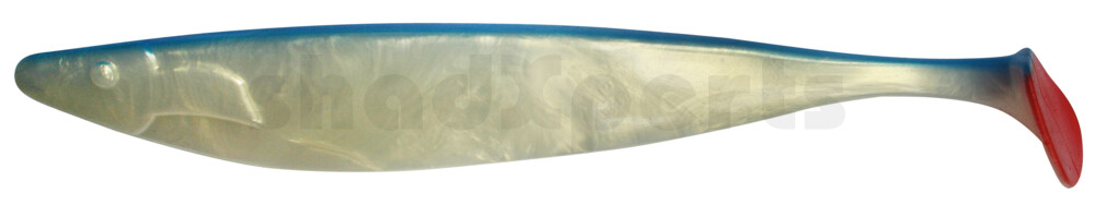 000430028 Megalodon 12" (ca. 30,0 cm) goldperl / blau