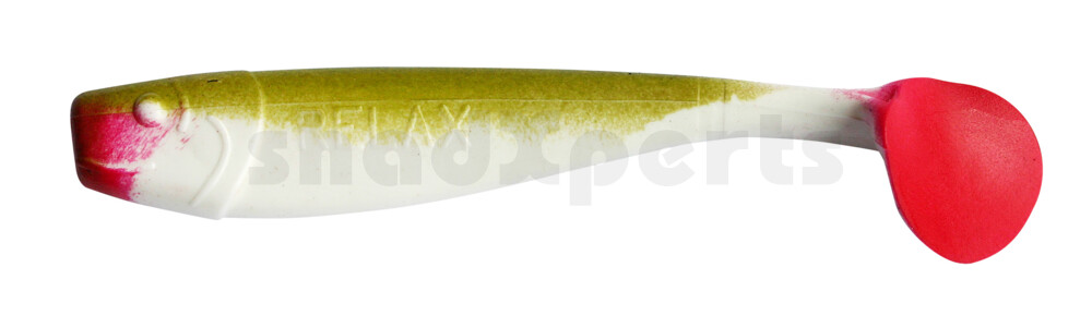 002011113 King-Shad 4" (ca. 11,0 cm) reinweiss / boddengrün