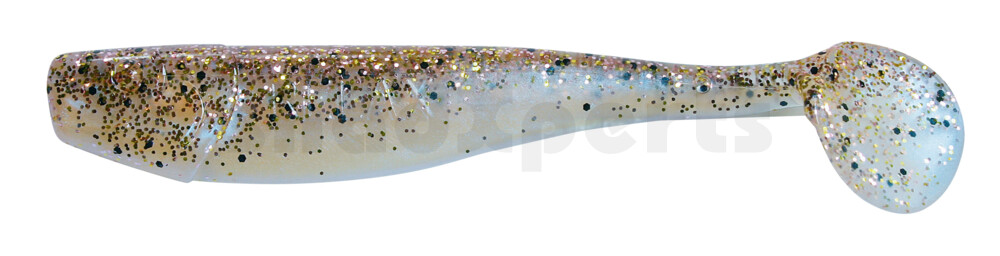 002011B309 King-Shad 4" (ca. 11,0 cm) blauperl / klar kupfer, schwarz Glitter