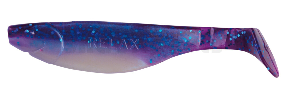 000212B312 Kopyto-River 4" (ca. 11,0 cm) blauperl / violett-electric blue Glitter
