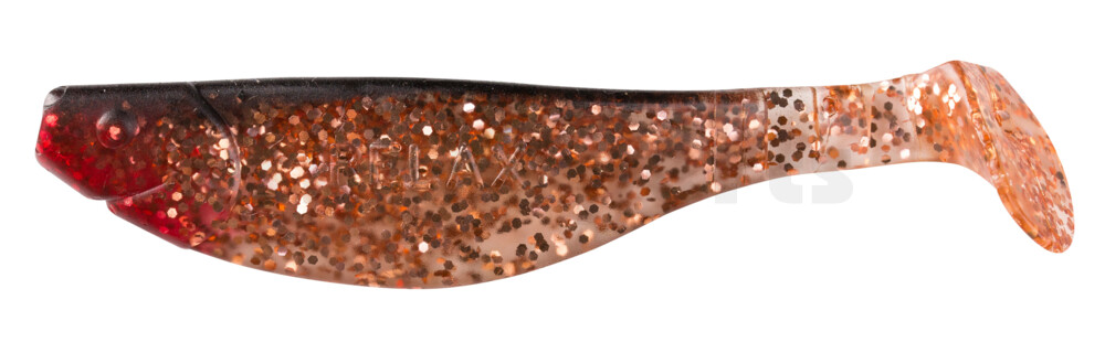 000212078C Kopyto-River 4" (ca. 11,0 cm) klar kupfer Glitter