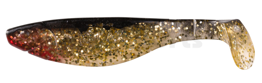 000212078 Kopyto-River 4" (ca. 11,0 cm) klar gold-Glitter / schwarz