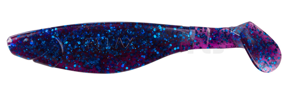 000212110 Kopyto-River 4" (ca. 11,0 cm) violett-transparent-Glitter